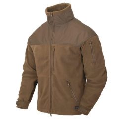 Kurtka polarowa męska Helikon-Tex Classic Army Fleece. Brązowe kurtki męskie HELIKON-TEX, na wiosnę, m, bez wzorów, z polaru, trekkingowe. Za 219.99 zł.