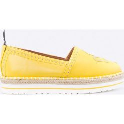 Love Moschino - Espadryle. Białe espadryle damskie Love Moschino, z materiału. W wyprzedaży za 449.90 zł.