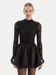 Bardot Sukienka koktajlowa Yana 60191DB Czarny Slim Fit. Czarne sukienki damskie Bardot, bez wzorów, z syntetyku, wizytowe, bez kołnierzyka, bez ramiączek. Za 729.99 zł.