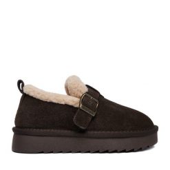 Śniegowce G-Star. Brązowe śniegowce dziewczęce G-Star, retro, bez zapięcia. Za 229.99 zł.