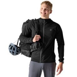 Lekka Kurtka Męska Endurance Stretch. Czarne kurtki męskie Dare 2b, m, bez wzorów, z materiału, z kapturem. Za 251.99 zł.