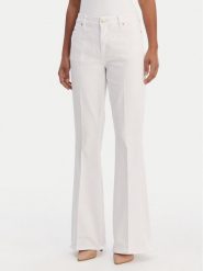Fracomina Jeansy FP26SVA012W61501 Biały Bootcut Fit. Białe jeansy damskie Fracomina. Za 369.99 zł.