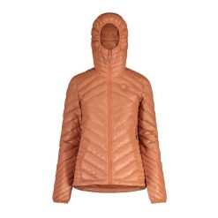 Kurtka zimowa damska Maloja RehM puchowa. Brązowe kurtki damskie Maloja, na zimę, l, bez wzorów, z puchu, bez kaptura. Za 599.99 zł.