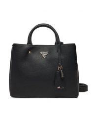 Guess Torebka Meridian II HWBG69 74060 Czarny. Czarne torebki do ręki damskie Guess, z aplikacjami, ze skóry, bez dodatków. Za 399.99 zł.