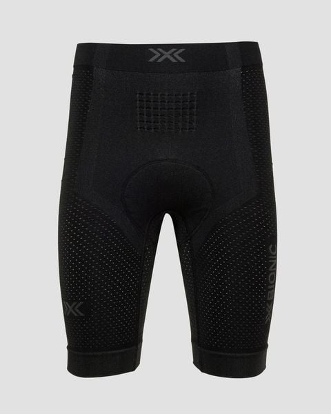 Spodenki rowerowe męskie X-Bionic Xceed Ride Liner Shorts czarno-szare. Czarne szorty męskie X Bionic, l, bez wzorów, z materiału. Za 460.00 zł.