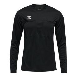 Koszulka z długim rękawem Hummel hmlreferee chevron. Czarne koszulki sportowe męskie Hummel, m, bez wzorów, bez kołnierzyka, bez ramiączek, do piłki ręcznej. Za 212.50 zł.