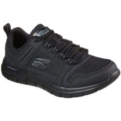 Buty sportowe męskie Skechers Knockhill. Czarne buty sportowe męskie Skechers, bez zapięcia. Za 490.00 zł.