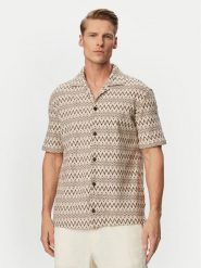 JOOP! Jeans Koszula Hanau 30102538 Beżowy Regular Fit. Brązowe koszule męskie JOOP! Jeans, m, bez wzorów, z bawełny, bez kołnierzyka, bez ramiączek. Za 499.99 zł.