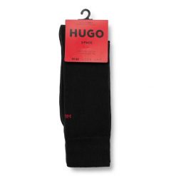 Skarpety długie HUGO. Czarne skarpety męskie Hugo, bez wzorów. Za 69.99 zł.