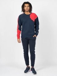 Bluza trekking męska. Zielone bluzy męskie Champion, m, z aplikacjami, z bawełny, bez kaptura. Za 187.00 zł.
