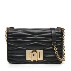 Torebka Furla. Czarne torebki do ręki damskie Furla, bez wzorów, wizytowe, bez dodatków. Za 1,349.00 zł.