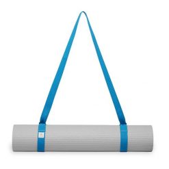Pasek na matę do jogi Gaiam 61711BL niebieski. Niebieskie torby i plecaki dziecięce Gaiam, z bawełny. W wyprzedaży za 64.99 zł.