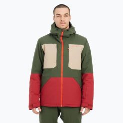 Kurtka snowboardowa męska Protest Prtenstone. Zielone kurtki snowboardowe męskie Protest, na zimę, l, bez wzorów, z materiału, snowboardowy. Za 799.99 zł.