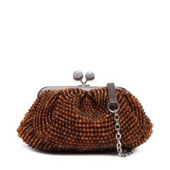 Torebka Weekend Max Mara. Brązowe torebki do ręki damskie Weekend Max Mara, bez wzorów, wizytowe, bez dodatków. Za 1,739.00 zł.