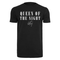 Koszulka damska Urban Classics Whitney Queen Of The Night. Czarne t-shirty damskie Urban Classics, bez wzorów, bez kołnierzyka. Za 168.00 zł.