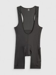 4F Spodenki kolarskie z żelową wkładką męskie - czarne M. Czarne szorty męskie 4f, m, bez wzorów, z materiału. Za 279.99 zł.