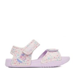 Sandały Peppa Pig. Czerwone sandały dziewczęce Peppa Pig, bez zapięcia. Za 39.99 zł.