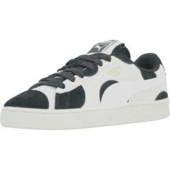 Buty PUMA YELLOW SUEDE AOP Nadruk zwierzęcy. Żółte obuwie sportowe damskie Puma, bez wzorów, ze skóry, na fitness i siłownię. Za 471.99 zł.