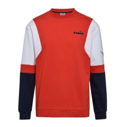 Bluza męska DIADORA SWEATSHIRT CREW DIADORA CLUB M. Czerwone bluzy męskie Diadora, l, bez wzorów, bez kaptura. Za 89.99 zł.