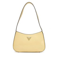 Torebka Guess. Żółte torebki do ręki damskie Guess, z aplikacjami, klasyczne, bez dodatków. Za 379.99 zł.