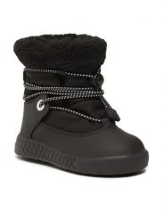 Reima Śniegowce Lumipallo 5400036A Czarny. Czarne buty zimowe chłopięce Reima, bez wzorów, z materiału, bez zapięcia. Za 399.99 zł.