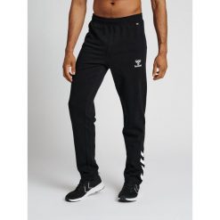 Spodnie do piłki nożnej męskie Hummel hml Core. Czarne spodnie sportowe męskie Hummel, l, bez wzorów, z dresówki, na fitness i siłownię. Za 169.50 zł.