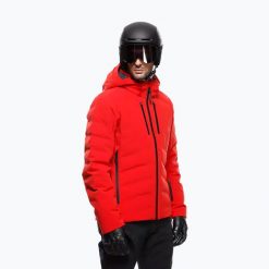 Kurtka narciarska męska Dainese Iventa Dermizax EV. Czerwone kurtki snowboardowe męskie Dainese, l, bez wzorów, z materiału, bez kaptura, narciarskie, Dermizax. Za 2,713.05 zł.