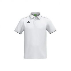 Polo Erima CMPT. Białe koszulki sportowe damskie Erima, bez wzorów, z tkaniny, bez kołnierzyka, bez ramiączek, na fitness i siłownię. Za 176.00 zł.