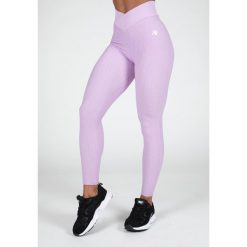 Dorris Leginsy - Violet. Fioletowe legginsy damskie GORILLA WEAR, bez wzorów. Za 265.00 zł.