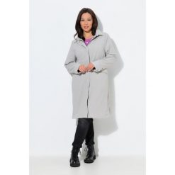 Damskie Parka funkcyjna HYPRAR hydrofobowa kaptur. Szare kurtki damskie Ulla Popken, plus size, bez wzorów, z materiału, bez kaptura. Za 699.99 zł.