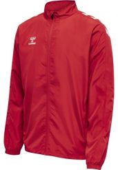 Kurtka Hummel Micro Zip. Czerwone kurtki damskie Hummel, s, bez wzorów, z materiału, bez kaptura. Za 235.60 zł.