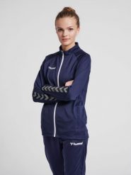 Kurtka damska Hummel Zip hmlAUTHENTIC Poly. Szare kurtki damskie Hummel, na wiosnę, l, bez wzorów, z dzianiny, bez kaptura, na fitness i siłownię. Za 176.70 zł.