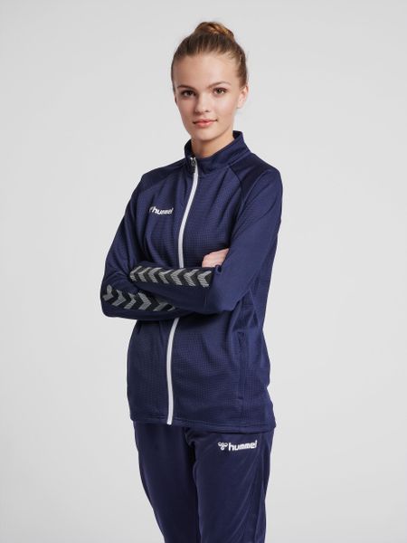 Kurtka damska Hummel Zip hmlAUTHENTIC Poly. Szare kurtki damskie Hummel, na wiosnę, l, bez wzorów, z dzianiny, bez kaptura, na fitness i siłownię. Za 176.70 zł.