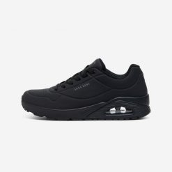 Sneakersy damskie Skechers Uno Stand On Air. Czarne obuwie sportowe damskie Skechers, bez wzorów, z syntetyku, trekkingowe, Skechers Sport. Za 259.99 zł.