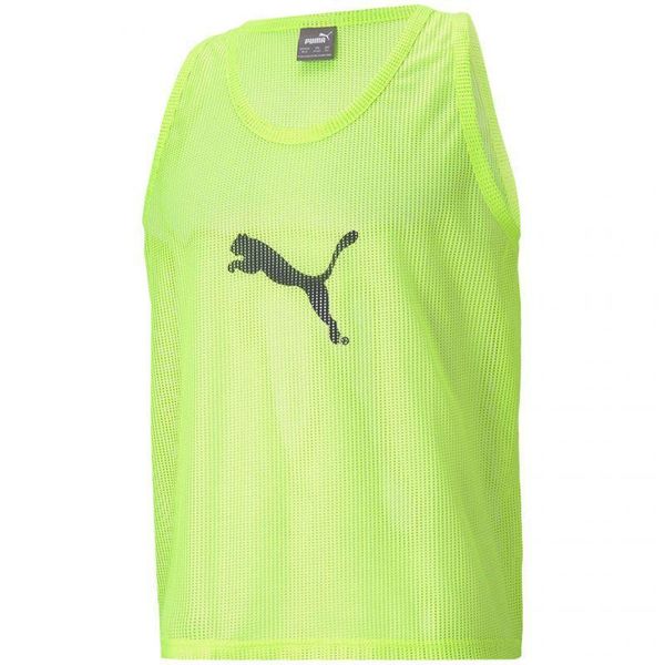 Tank Top Męska Bib. Żółte t-shirty męskie Puma, l, bez wzorów, z materiału, klasyczne, bez kołnierzyka. Za 47.99 zł.