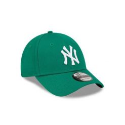 Damska czapka z daszkiem New York Yankees New Era League Essential 9FORTY. Białe czapki i kapelusze damskie New Era, na lato, bez wzorów, z bawełny, eleganckie. Za 119.99 zł.