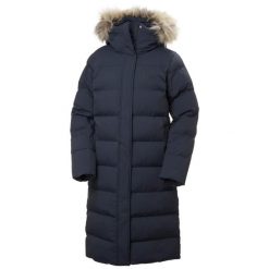 Parka dla kobiet Helly Hansen Aria. Niebieskie parki damskie Helly Hansen, na lato, m, bez wzorów, z materiału, eleganckie, bez kaptura. Za 1,550.50 zł.
