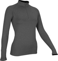 Avento T-shirt for women AVENTO 33VG ANM 42 Anthracite melange/Silver. Szare t-shirty damskie Avento, bez wzorów, bez kołnierzyka. Za 57.31 zł.