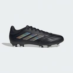 Buty Copa Pure II League FG. Czarne obuwie sportowe damskie Adidas, bez wzorów, z materiału, do piłki nożnej. Za 339.25 zł.