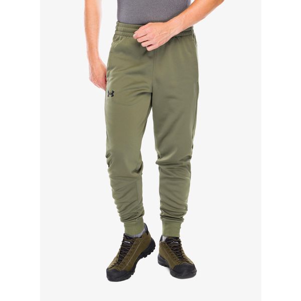 Spodnie fitness męskie Under Armour Armour Fleece Joggers. Zielone buty sportowe męskie Under Armour, l, bez wzorów, na fitness i siłownię. Za 253.60 zł.