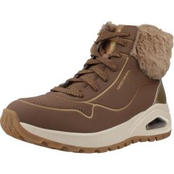 Buty SKECHERS UNO RUGGED - FALL SH Brązowy. Brązowe obuwie sportowe damskie Skechers, bez wzorów, z syntetyku, trekkingowe, Skechers Sport. Za 424.70 zł.