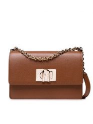 Furla Torebka 1927 BAFKACO-ARE000-03B00-1-007-20-BG-B Brązowy. Brązowe torebki do ręki damskie Furla, bez wzorów, ze skóry, wizytowe, bez dodatków. Za 1,619.00 zł.