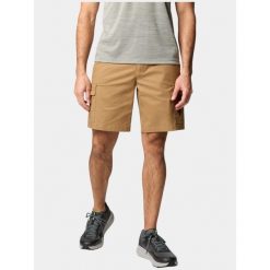 Spodenki turystyczne męskie Columbia Rapid Rivers. Brązowe krótkie spodenki sportowe męskie Columbia, m, bez wzorów, z bawełny, trekkingowe. W wyprzedaży za 119.50 zł.