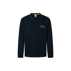 Bluza Pepe Jeans Soren. Niebieskie bluzy męskie Pepe Jeans, m, bez wzorów, z jeansu, bez kaptura. Za 260.20 zł.