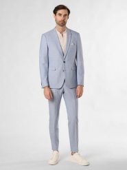 Finshley & Harding London garnitur Mężczyźni Slim Fit niebieski, 94. Niebieskie garnitury męskie Finshley & Harding London, bez wzorów, eleganckie. Za 549.95 zł.