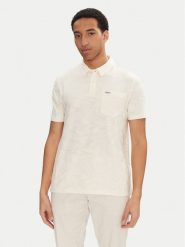 Guess Polo M5GP08 KCSJ0 Écru Regular Fit. Koszulki polo męskie Guess, m, z aplikacjami, z syntetyku, bez ramiączek. Za 239.99 zł.