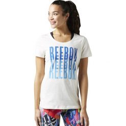 Reebok Koszulka damska Echo Scoop Chalk biała r. XS (BK6649). Bluzki damskie marki Reebok. Za 78.36 zł.