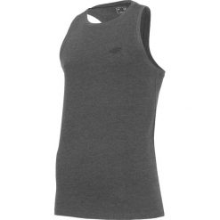 Koszulka bez rękawów męska TSM305 - ciemny szary melanż. T-shirty męskie 4f. Za 29.99 zł.