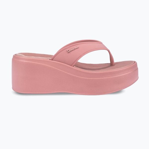 Japonki damskie Ipanema Solaris. Czerwone klapki damskie Ipanema, bez wzorów, z materiału, eleganckie, bez obcasa. Za 127.49 zł.