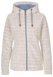 Trespass Ronee - damska bluza z kapturem w kolorze złamanej bieli. Białe bluzy damskie 2117 OF SWEDEN, l, bez wzorów, z dżerseju, z kapturem. Za 234.05 zł.